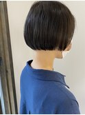 ぱつっとミニボブ