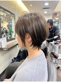ショートカット/ひし形/ショートボブ/30代/40代/50代【松苗学】
