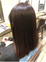 プチ(petie)&nbsp;Aujuaでサラ艶ブリーチなしチェリーピンク