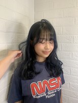 ヘアースペースブルーム プリュス 石橋店(HAIR SPACE BLOOM plus)&nbsp;マリンブルー/髪質改善カラー/透明感カラー/艶髪