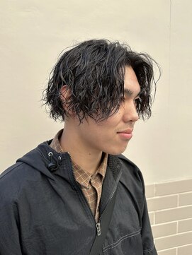 アレアル 広島並木通り店(ALEAR) ツイストスパイラル/センターパート/メンズボブ