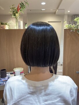 エル バイ ファースト(L by first) 【L by first】ハネる髪質からの内巻きタッセルボブ