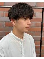 無造作　刈り上げ　マッシュ
