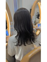 アドラーブル けやき通り店(adorable)&nbsp;20代30代ダークグレージュ艶感ストレート美肌透明感カラー