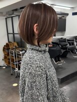 ネイロ バイ ジルブラン 葛西(NeiRo by JIL BLAN)&nbsp;ハイライト白髪ぼかしダブルカラーインナーカラーショートボブ