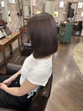 ヘアー クリアー 牟礼本店(hair clear) ボブ　透明感カラー