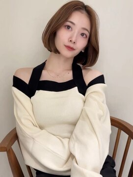 ゴカン バイ ジル ブラン 名古屋(Gokan by JIL BLAN) ハイライトバレイヤージュダブルカラーショートカット30代40代