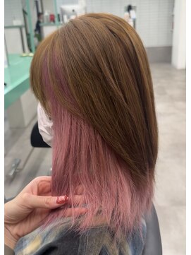 エイト 川崎店(EIGHT) ★インナーカラーピンク★ブリーチ2回［川崎］