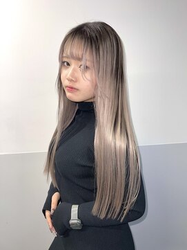 エゴ 池袋(EGO) ストレートロングバレイヤージュ