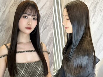 アリアバイエクラート 新宿南口店(ARiA by ECLART)の写真/【髪質改善特化】縮毛矯正とは思えないほど自然に★酸熱TRで乾かしただけでまとまる理想の髪へ♪[新宿駅]