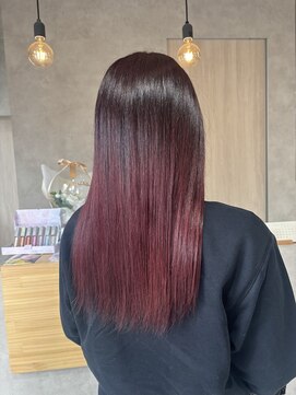 ヌーク(nook.) イメチェン/ピンクベージュ/アンブレラカラー/前髪/佐賀