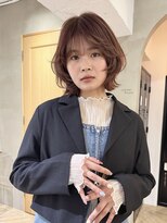 ローレン(LOREN) 黒髪/ボブルフ/ネビージュ/小顔/ワンレン/栄/髪質改善/前髪