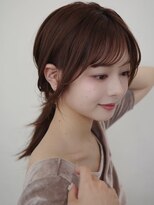 ノイ(noi)&nbsp;顔周りレイヤーカットくびれヘアミルクティーベージュカラー韓国