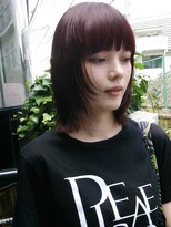 スク(SUKU)&nbsp;顔まわりレイヤー×深めレッド