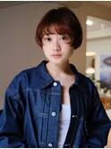 抜け感ショートボブ