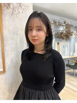 グラッド ナチュラル ヘアー(glad NATURAL HAIR) 透け感レイヤーミディ