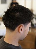 テーパーフェードカットセンターパートシェービング吉祥寺理容室