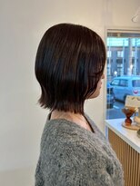 クララジャパン ナベシマ(CLALA JAPAN Nabeshima)&nbsp;ボブ　ミルクティーベージュ　艶髪　髪質改善カラー　ショート