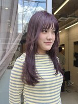 ツキヘア(TUKI hair)&nbsp;layer × lavender beige