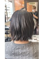 アズーア ヘアーアンドスパ(azure hair&spa)&nbsp;コテ巻き外ハネ顔周りレイヤー