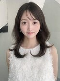 《Agu hair》韓国風くびれミディアムレイヤー顔まわりカット