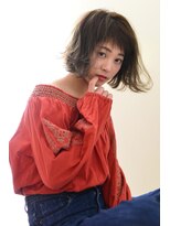 アダムスブォーノ(adamsbuono)&nbsp;【adams buono】　ブルージュカラーフリンジボブ【ケイタ】