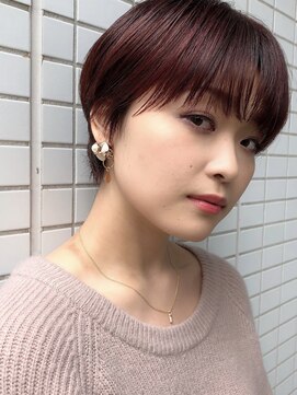 ファースト 仙台店(first) 【松根ショート】大人かわいいマニッシュショート×ブロッサム