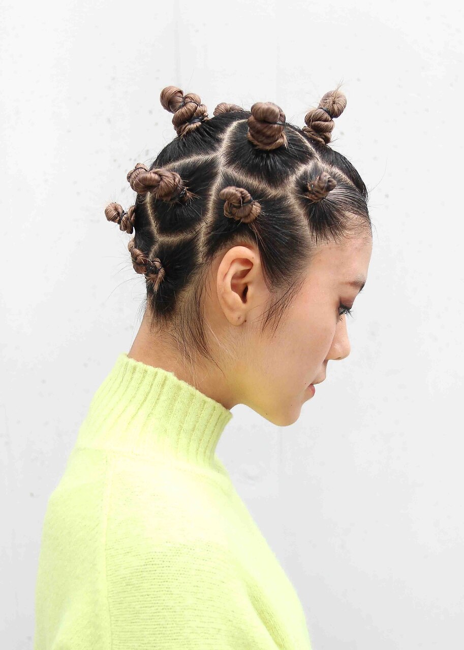 アフリカンツイスト、ブレイズ、成人式、成人式ヘア、コーンロウ