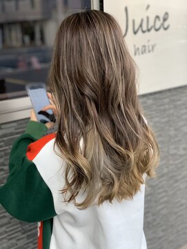 ジュースヘアー(Juice hair) ブリーチオンカラー