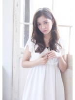 フォルテ 表参道店(FORTE)&nbsp;FORTE表参道店　大きめカールの　透け感カラー