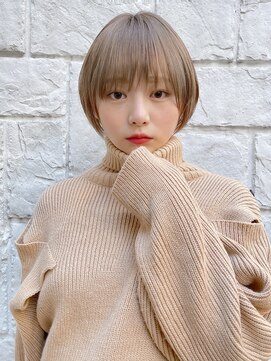 ラミ(L'ami) 【東 純平】大人可愛い小顔丸みショート