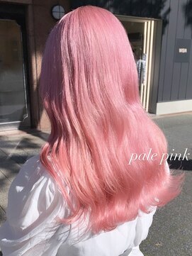 ベレーザ 渋谷(BELEZA) ba2123ホワイトピンク大人ガーリー韓国ヘアーハイトーンカラー