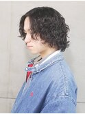 メンズボブ 束感スパイラルパーマ 【札幌】