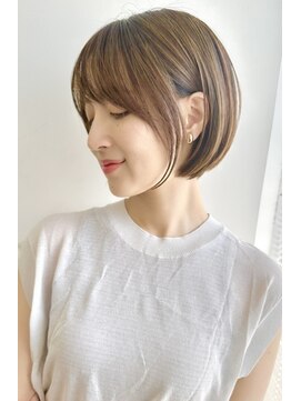 ミチオ ノザワ ヘアサロン ギンザ(Michio Nozawa HAIR SALON Ginza) 似合わせカット×短すぎない丸みボブ【瀧上丈司】