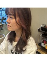 アルマヘアー(Alma hair by murasaki)&nbsp;◎ラベンダーカラーのインナーカラー◎