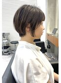 小顔効果抜群の丸みショートボブ◎蔵前