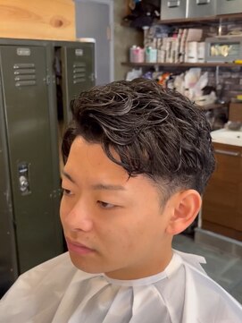 カーネル 大須(CARNEL) サイドパート/メンズパーマ/ハーフアップ