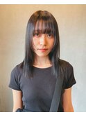 顔周りレイヤーおくれ毛前髪万代新潟  メニュー内容