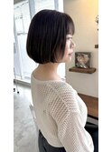 ボブx暗髪