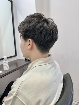 ファイブシーン アオヤマ(5SCENE AOYAMA) ニュアンスパーマメンズツイストスパイラルパーマツーブロック