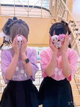 ヘアメイク ジェイエム 編みカチュ