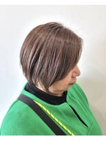 イデアル(Ideal)&nbsp;40代50代60代ショートボブハイライト立体感アッシュブラウン