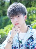 束感ハイウェイトマッシュ×グレー