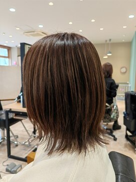 ドラマチックヘア 川鶴店 はねても可愛いレイヤースタイル