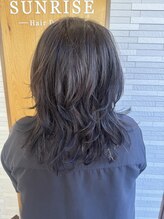 ヘアーデザイン サンライズ(Hair Design SUNRISE) レイヤーカット／デジタルパーマ