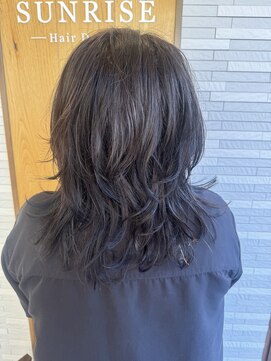 ヘアーデザイン サンライズ(Hair Design SUNRISE) レイヤーカット／デジタルパーマ