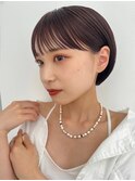 耳掛けマッシュショート