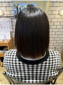 髪質改善ストレートエステ×30代オフィスナチュラル