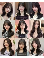 ボタン シブヤ(VOTAN SHIBUYA)&nbsp;/グレージュ/韓国ヘア/渋谷/レイヤー/顔まわり