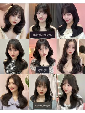 ボタン シブヤ(VOTAN SHIBUYA) /グレージュ/韓国ヘア/渋谷/レイヤー/顔まわり